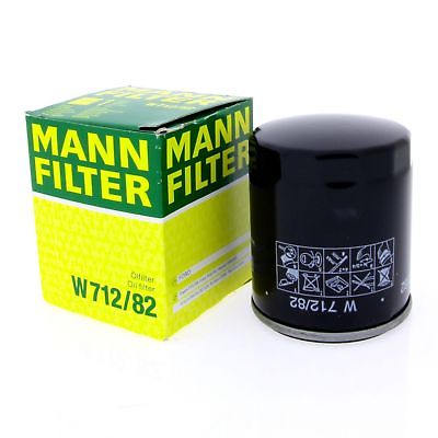 MANN-FILTER Oil filter Spin-on Filter W 712/82 Engine oil filter FORD,MONDEO IV Turnier (BA7),Focus II Schrägheck (DA_, HCP, DP)