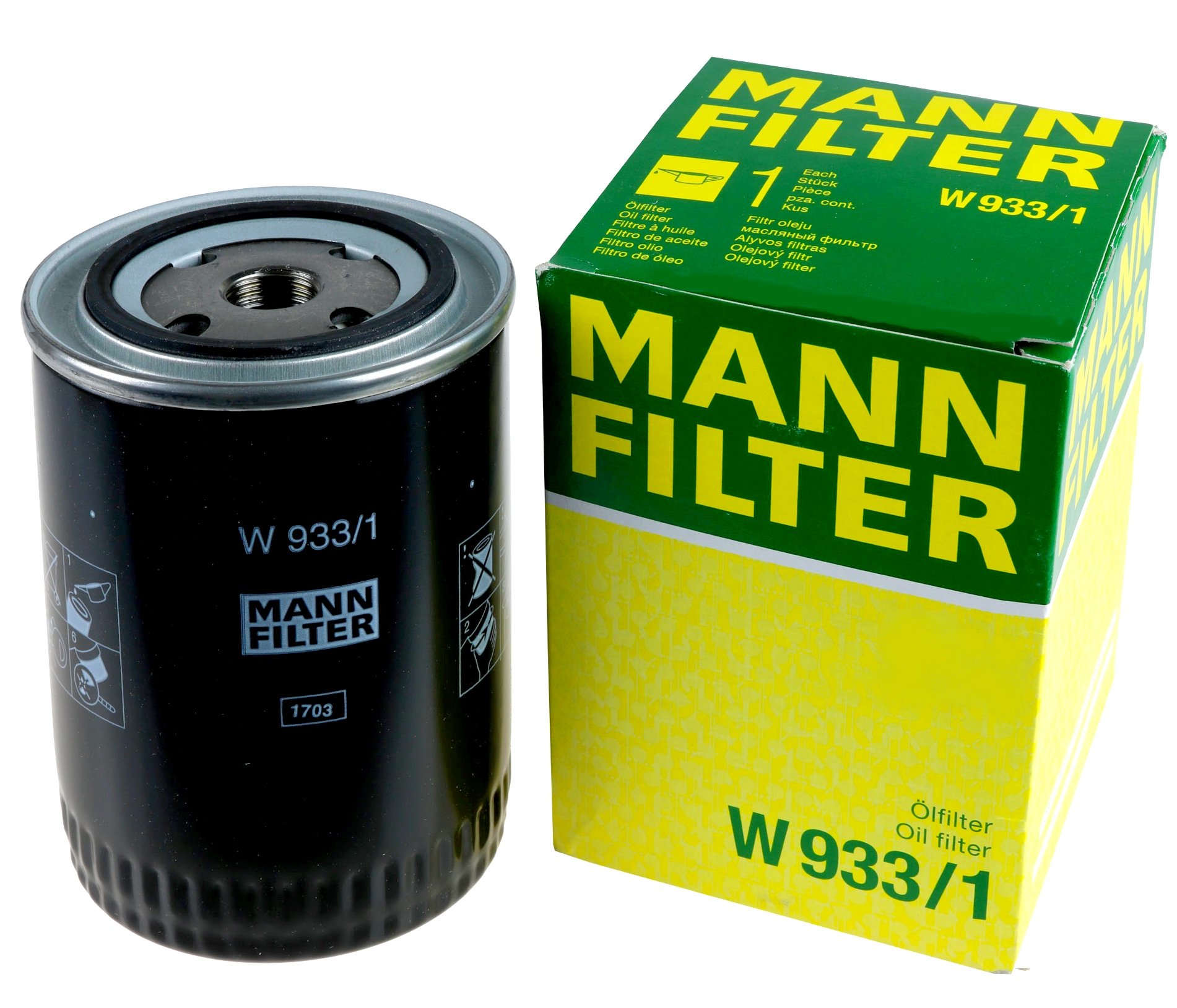 MANN-FILTER Oil filter FORD,NISSAN,LTI W 933/1 1112652,1523494,1957597 Engine oil filter 1960830,3707442,5001123,5004552,5012580,5016962,5022797