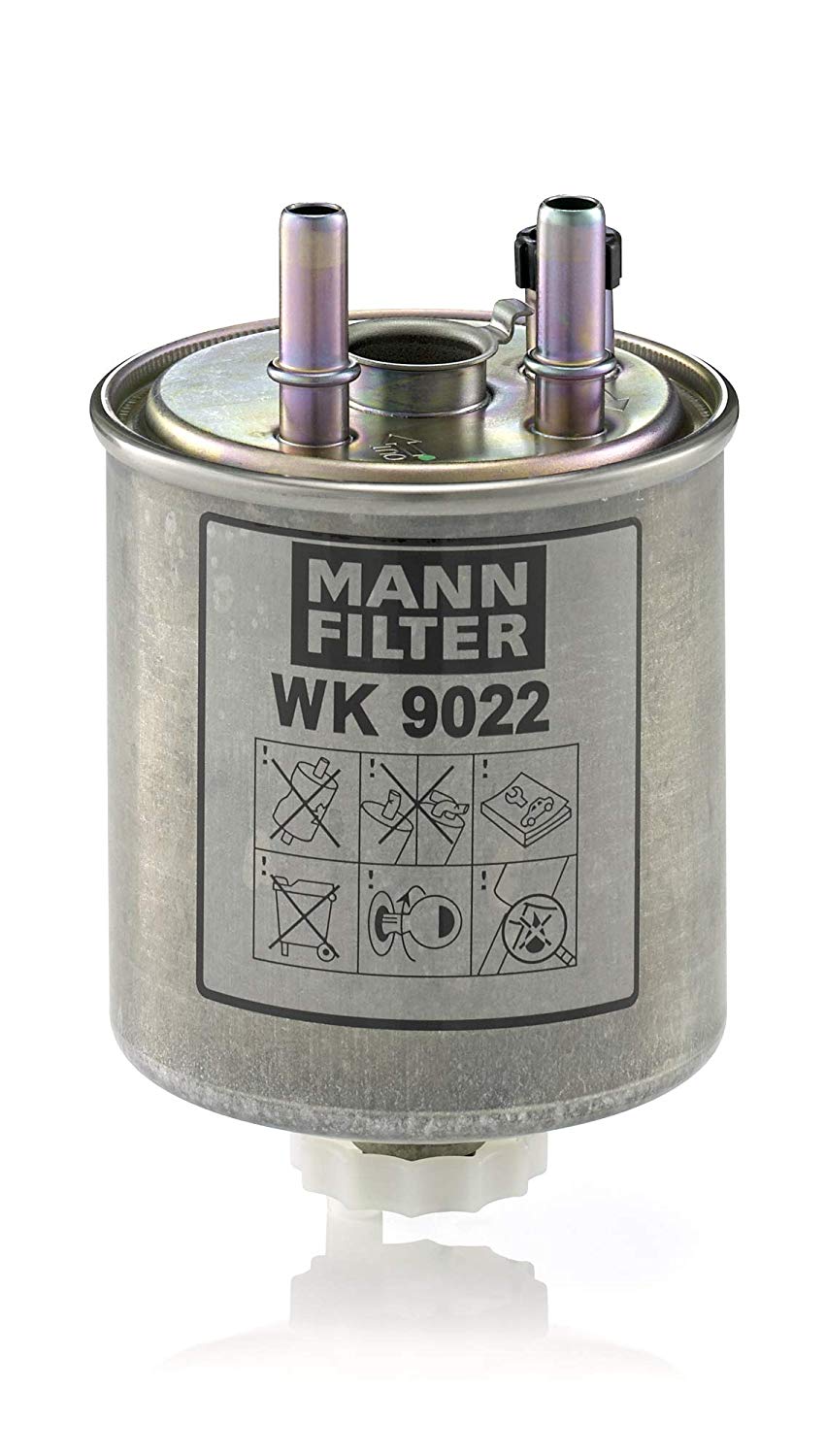 MANN-FILTER Fuel Filter In-Line Filter WK 9022 RENAULT,TWINGO II (CN0_),LAGUNA III Grandtour (KT0/1),KANGOO / GRAND KANGOO (KW0/1_)