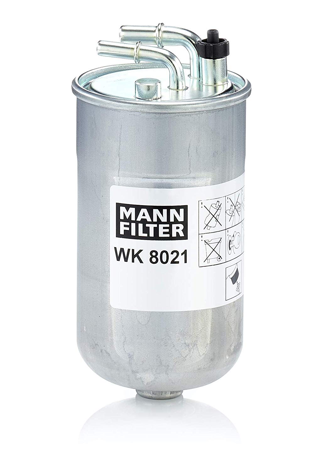 MANN-FILTER Fuel Filter In-Line Filter WK 8021  OPEL,VAUXHALL,Corsa D Schrägheck (S07),Corsa E Schrägheck (X15),Corsa Mk III (D) Schrägheck (S07)