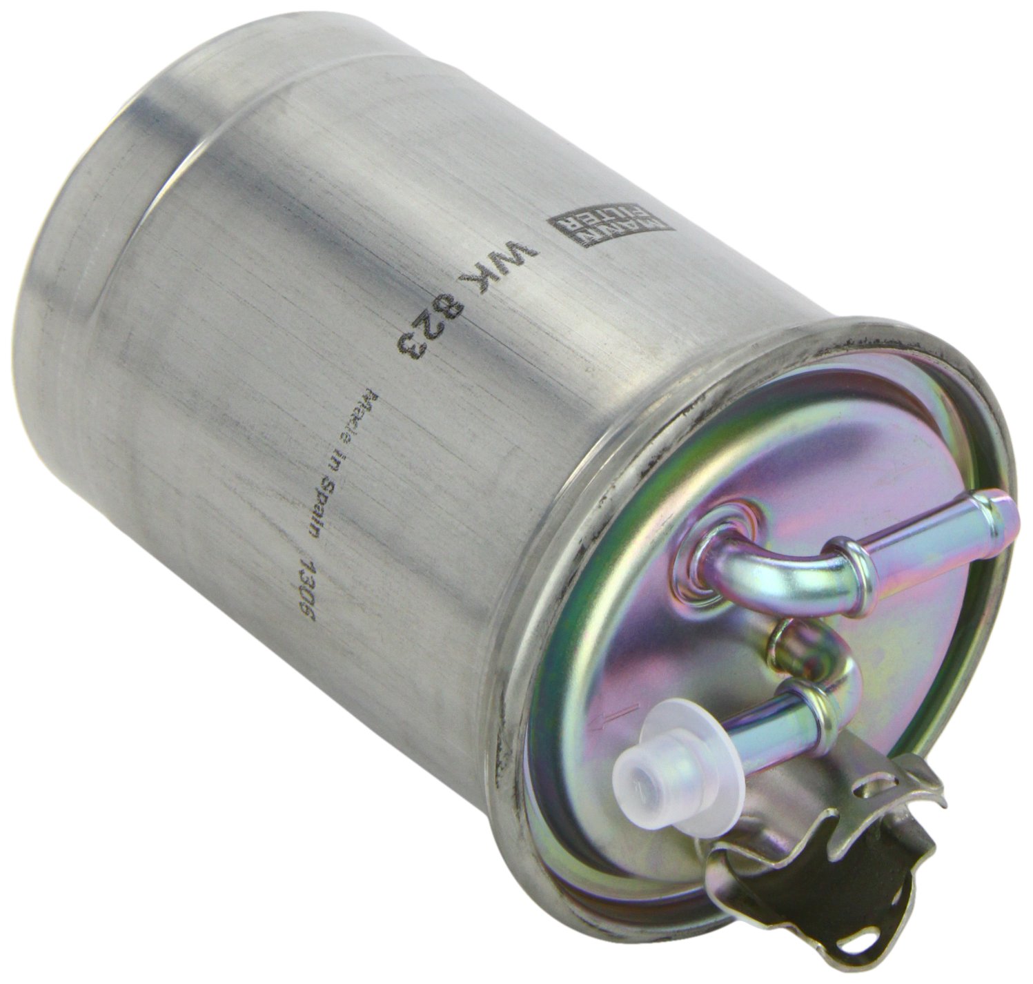 MANN-FILTER Fuel Filter In-Line Filter WK 823 VW,SEAT,Caddy II Kastenwagen (9K9A),Polo Classic (6V2),Polo Variant (6V5),Caddy II Kombi (9K9B)