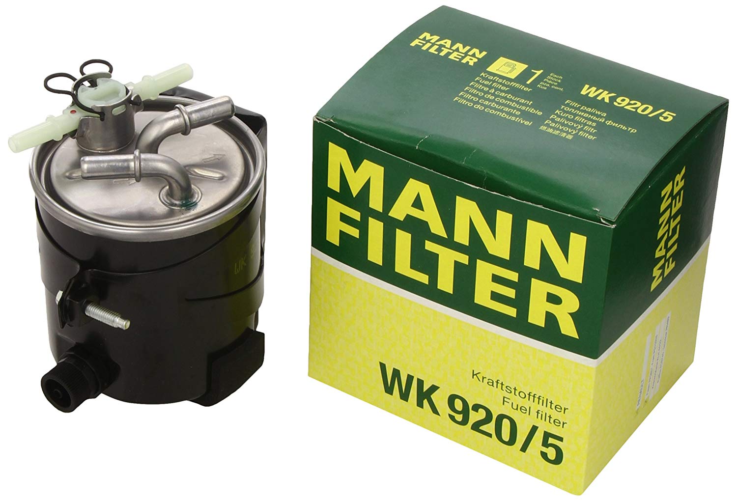 MANN-FILTER Fuel Filter In-Line Filter WK 920/5  RENAULT,SCÉNIC II (JM0/1_),MEGANE II Coupé-Cabriolet (EM0/1_),MEGANE II Kombi (KM0/1_)