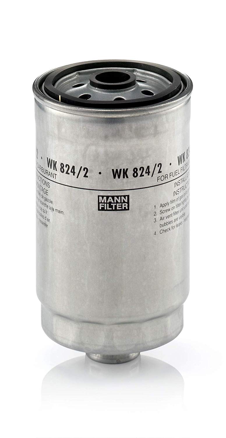MANN-FILTER Fuel Filter Spin-on Filter WK 824/2 HYUNDAI,KIA,GETZ (TB),SANTA FÉ II (CM),SANTA FÉ I (SM),MATRIX (FC),SONATA V (NF)