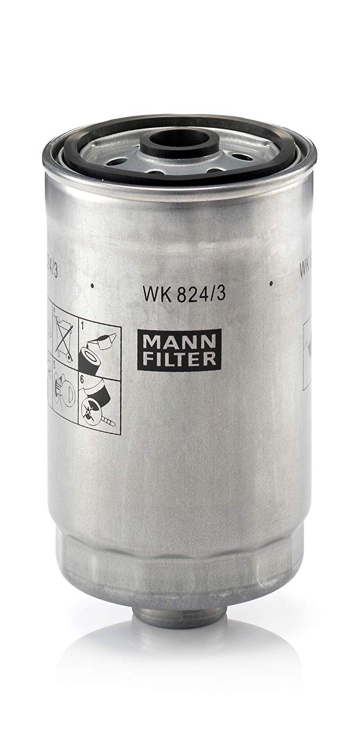 MANN-FILTER Fuel Filter Spin-on Filter WK 824/3 HYUNDAI,KIA,ix35 (LM, EL, ELH),i40 CW (VF),i30 (GD),GETZ (TB),SANTA FÉ II (CM),H-1 Travel (TQ)