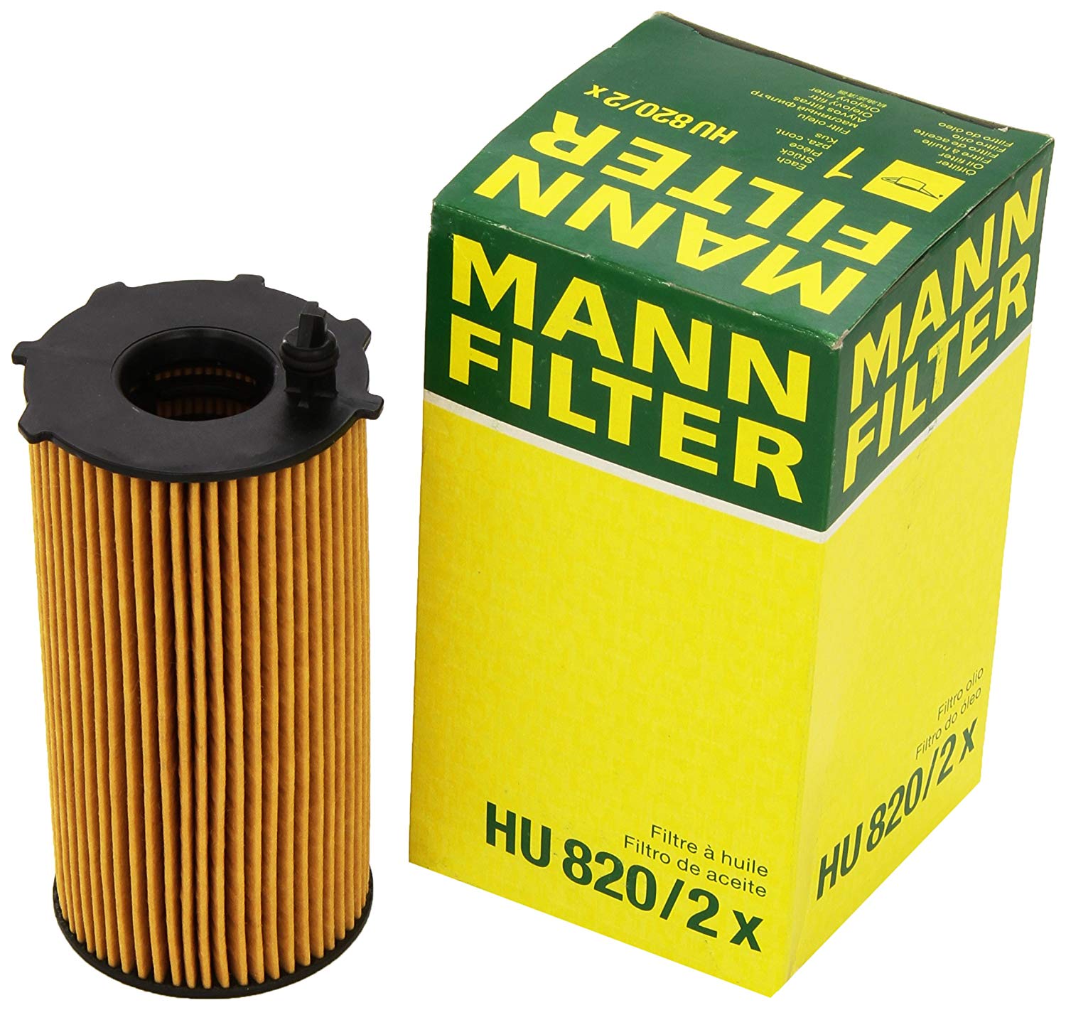 MANN-FILTER Oil filter Filter Insert HU 820/2 x Engine oil filter JEEP,DODGE,WRANGLER III (JK),CHEROKEE (KJ),CHEROKEE (KK),Nitro SUV