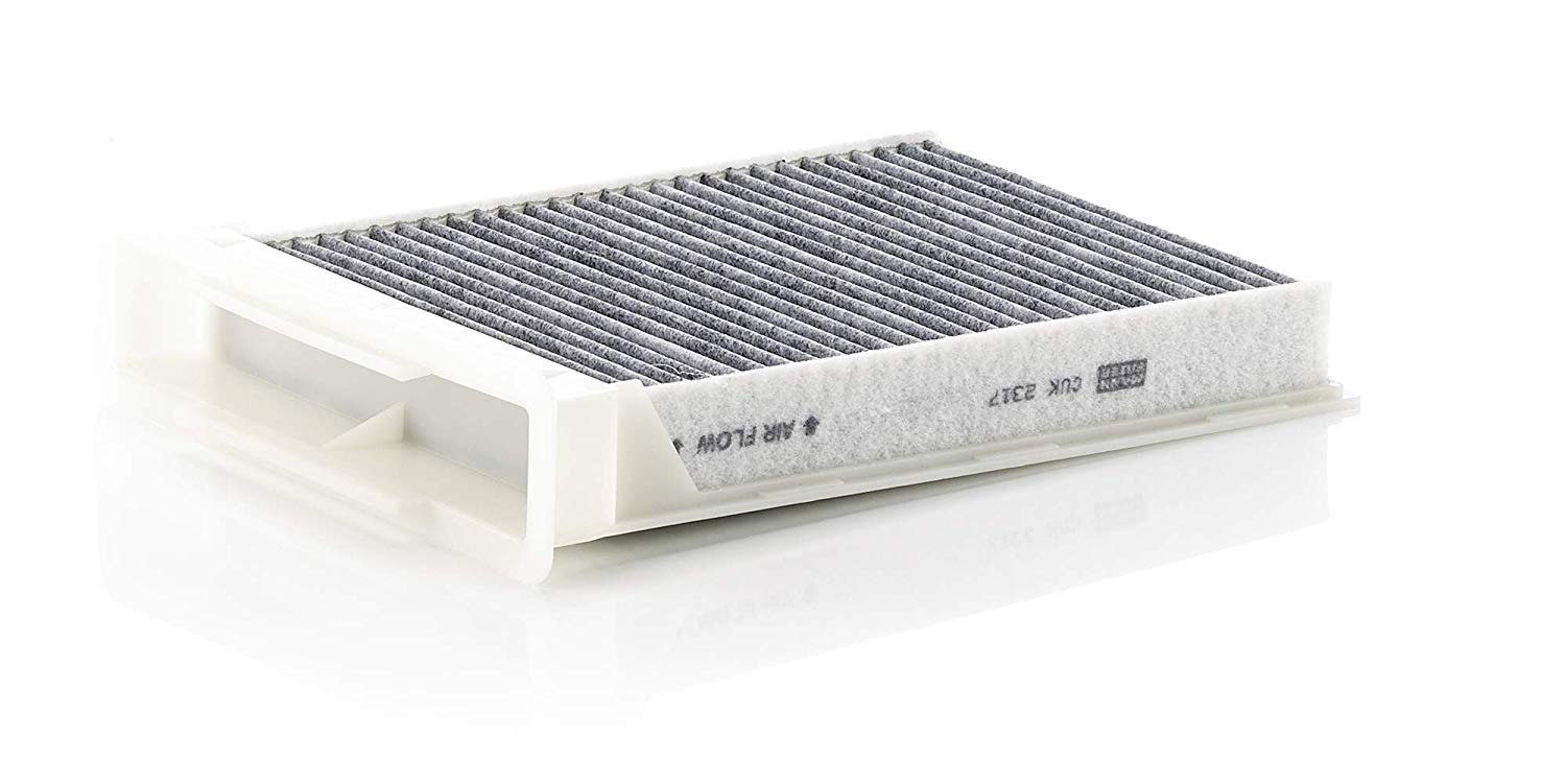 MANN-FILTER Pollen filter Activated Carbon Filter CUK 2317 Filter, interior air,Cabin filter PEUGEOT,TOYOTA,CITROËN,107 Schrägheck (PM_, PN_)