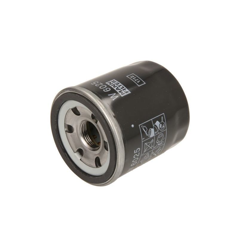MANN-FILTER Oil filter Spin-on Filter W 6025 Engine oil filter RENAULT,DACIA,LADA,MEGANE III Grandtour (KZ0/1),Scénic III (JZ0/1_)