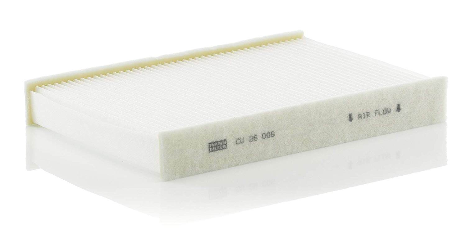 MANN-FILTER Pollen filter Particulate Filter CU 26 006 Filter, interior air,Cabin filter VW,SKODA,SEAT,up! Schrägheck (121, 122, BL1, BL2)