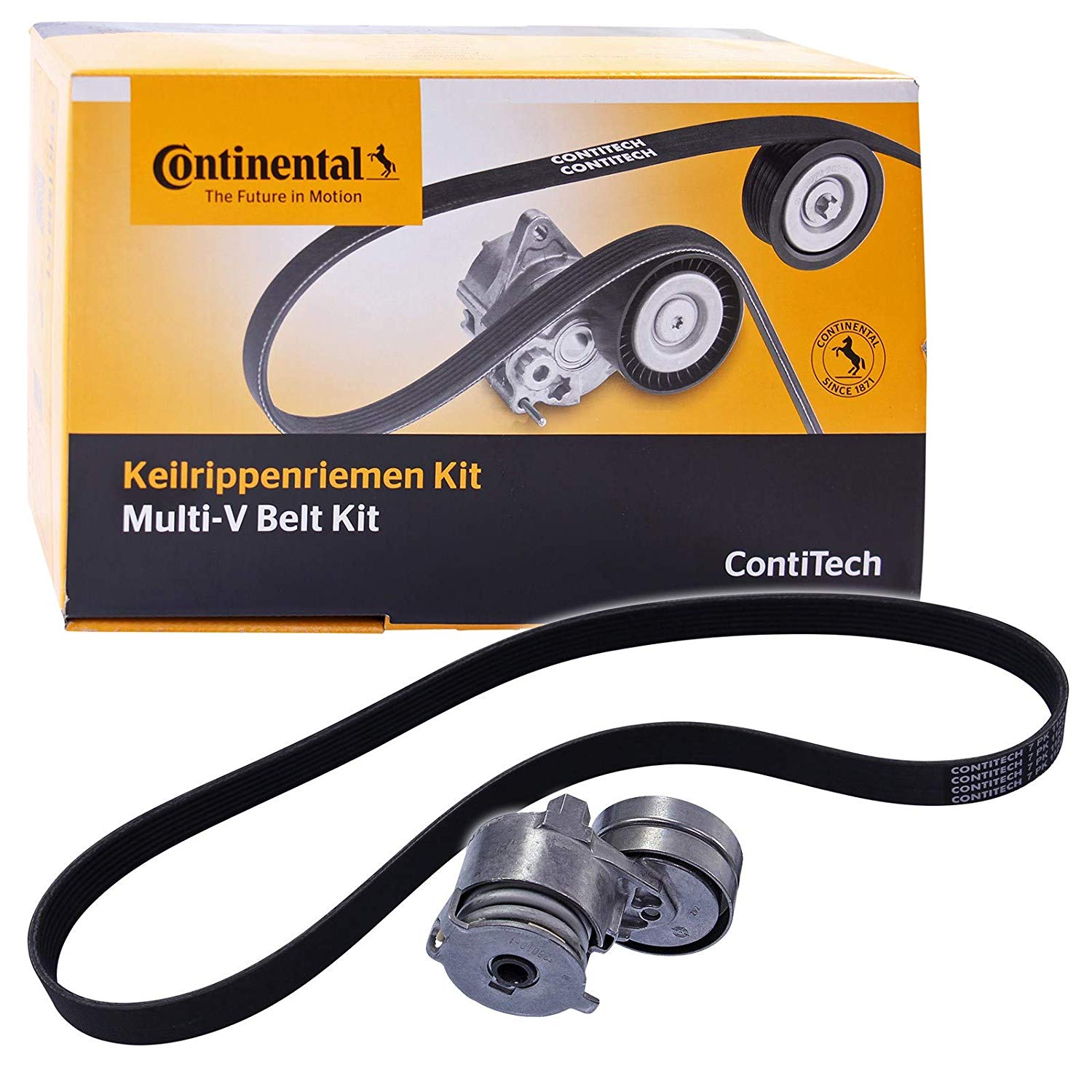 CONTITECH V-ribbed belt set RENAULT 7PK1125K1 7PK1125,7701477515 Serpentine belt kit,Auxiliary belt kit,Poly V-belt kit,V-ribbed belt kit