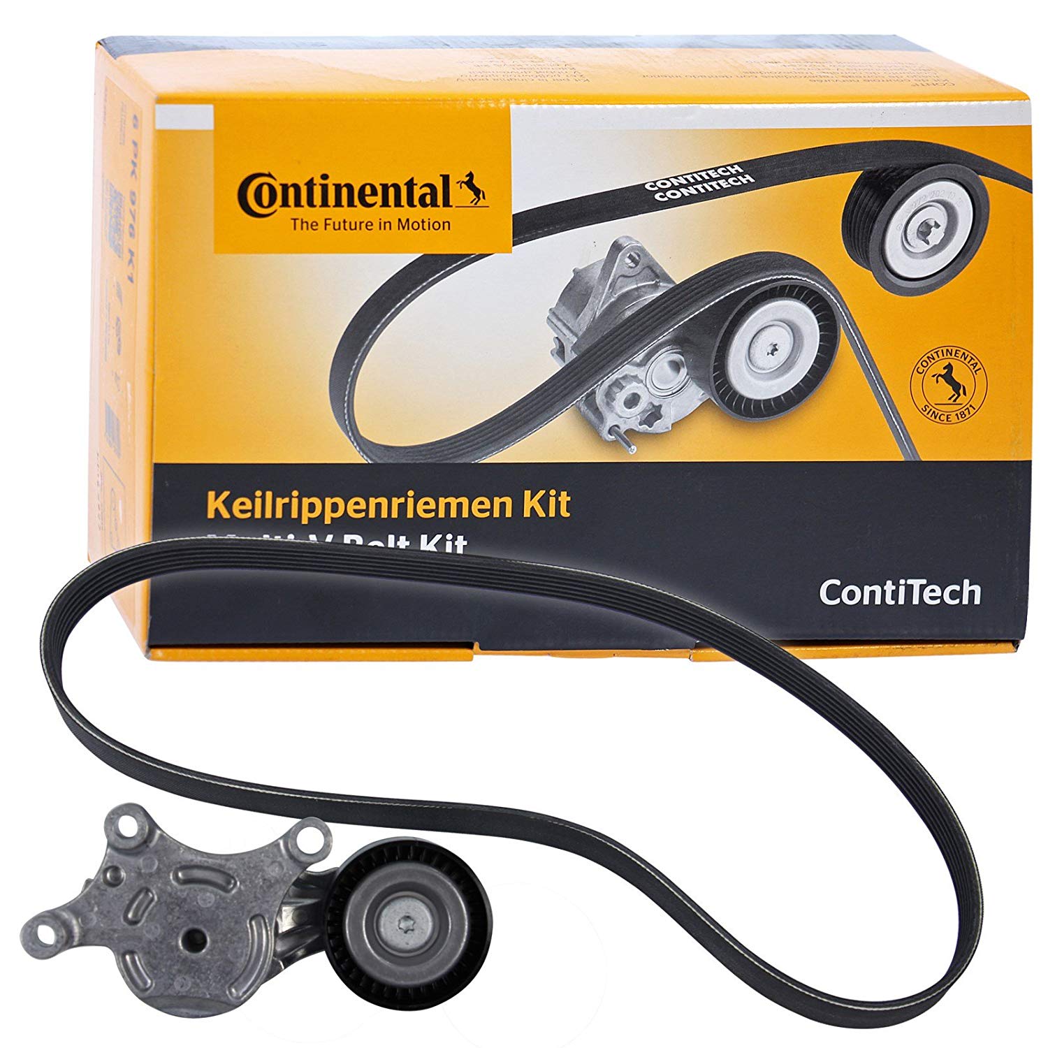 CONTITECH V-ribbed belt set FORD,PEUGEOT,CITROËN 6PK976K1 1611277880,1613444880,1613844180 6PK976,1611277880,1613444880,1613844180