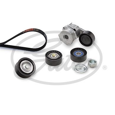 GATES V-ribbed belt set K096PK1685 Serpentine belt kit,Auxiliary belt kit FORD,Transit Custom V362 Kastenwagen (FY, FZ),Tourneo Custom V362 Bus (F3)