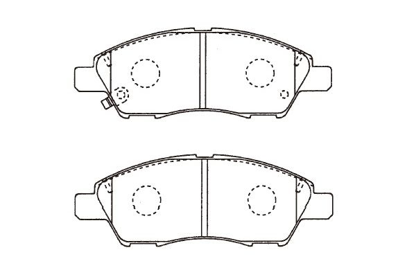 Brake Pad Set, Disc Brake KBP-6613 Kavo Parts