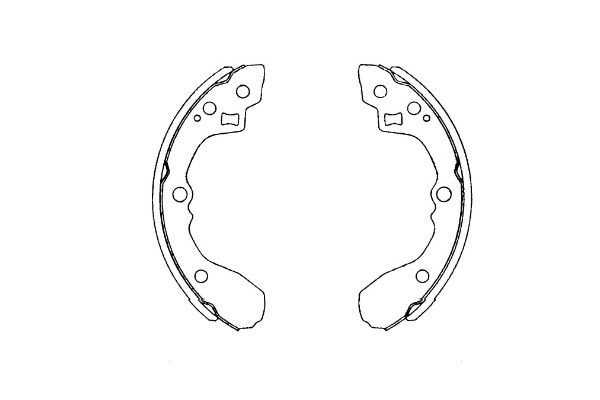 Brake Shoe Set KBS-4406 Kavo parts