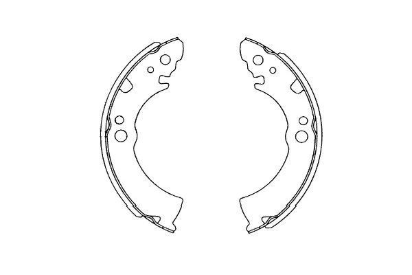 Brake Shoe Set KBS-7422 Kavo parts