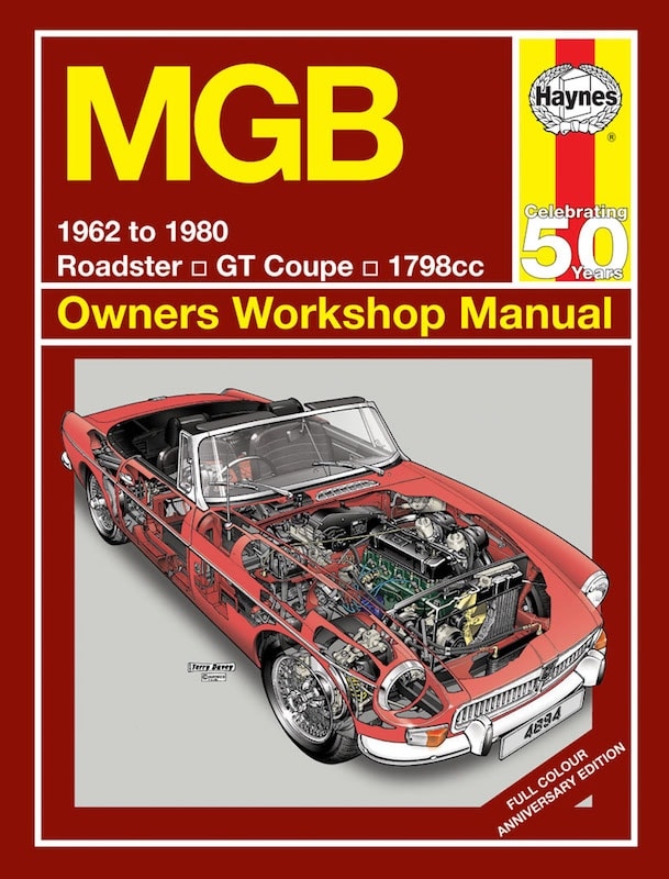 Haynes Workshop manual MGB (62 to 80)