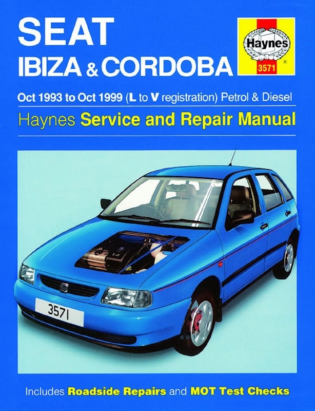 Haynes Workshop manual Seat Ibiza & Cordoba gasoline & Diesel (Oct 1993-Oct 1999)