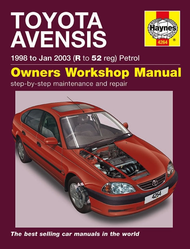 Haynes Workshop Manual Toyota Avensis Petrol (1998-2003)