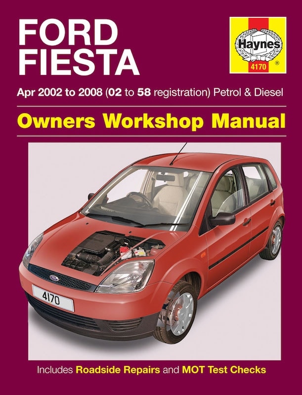 Haynes Workshop manual Ford Fiesta bensin och diesel april 2002 2008