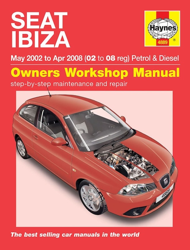 Haynes Workshop manual Seat Ibiza gasoline & diesel (May 2002-Apr 2008)