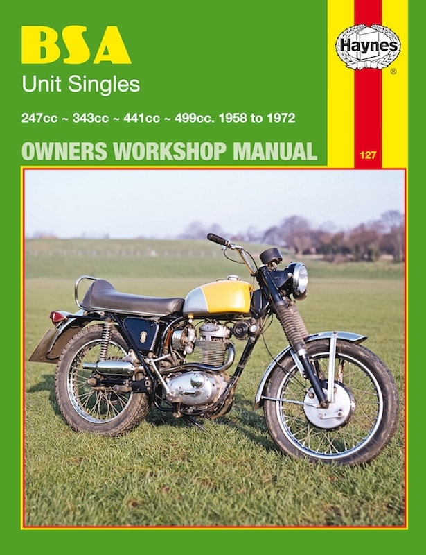 BSA Unit Singles (58 - 72) Haynes Repair Manual