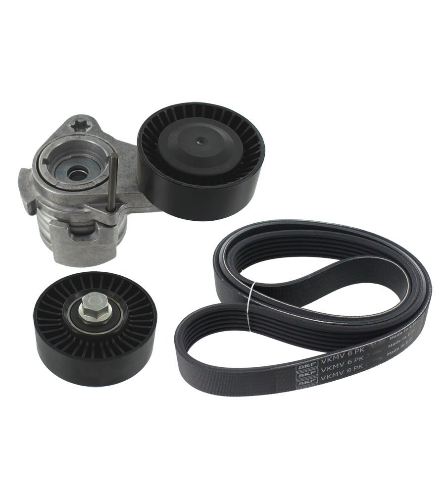 SKF V-ribbed belt set VKMA 38214 Serpentine belt kit,Auxiliary belt kit BMW,3 Touring (E91),3 Limousine (E90),5 Limousine (E60),1 Schrägheck (E87)