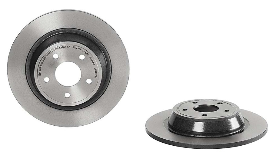 BREMBO Brake disc FORD 08.N257.21 2016293,5202204,5322977 Brake rotor,Brake discs,Brake rotors DG9C2A315BC,DG9C2A315BD,DG9C2A315BE,5202204,520220A