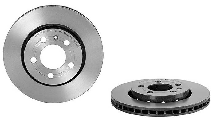 BREMBO Brake disc PRIME LINE - UV Coated internally vented 09.C548.11 Brake rotor,Brake discs VW,Polo Schrägheck (6R1, 6C1)