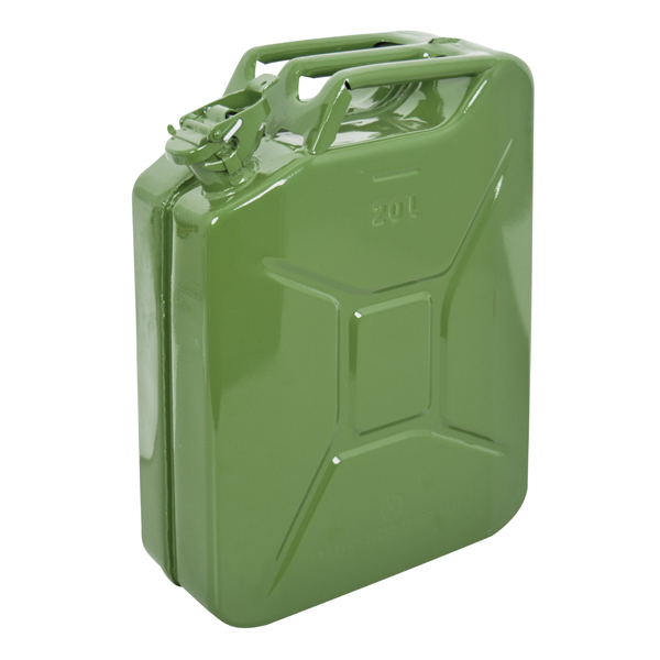 Jerrycan 20l green metal TüV /