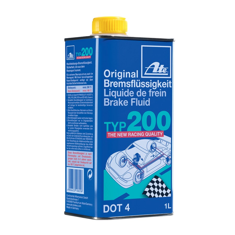 Brake fluid ATE Type 200 DOT 4 1L Winparts.eu Brake fluid