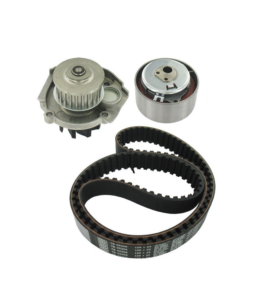 SKF Water Pump + Timing Belt Kit Number of Teeth: 129 VKMC 02206-2  FORD,FIAT,ALFA ROMEO,KA (RU8),GRANDE PUNTO (199),PANDA (169),500 (312),PUNTO (188)