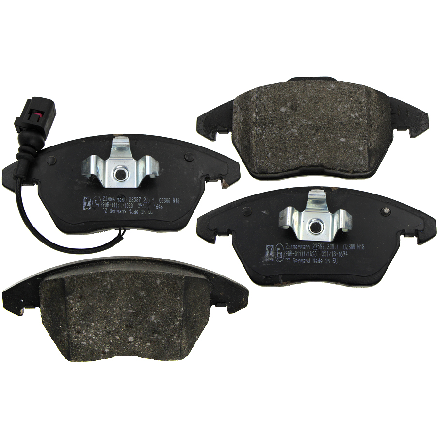 ZIMMERMANN Brake pad set VW,AUDI,SKODA 23587.200.1 1K0698151,1K0698151E,3C0698151C 3C0698151D,3C0698151J,3C0698151K,5K0698151,3C0698151A,3C0698151C