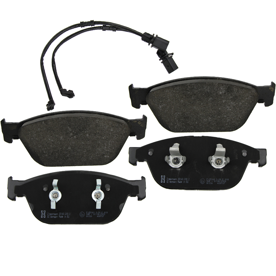 ZIMMERMANN Brake pad set incl. wear warning contact 25160.200.2 Brake pads,Brake pad set, disc brake AUDI,Q5 (8RB),Q5 (FYB),A8 (4H2, 4H8, 4HC, 4HL)