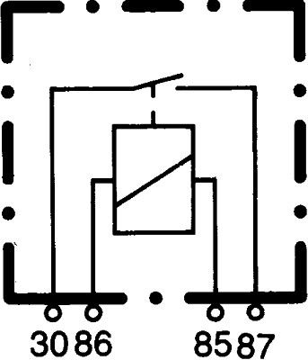 HELLA Relay, main current 4RA 965 400-001  VW,AUDI,MERCEDES-BENZ,Golf V Schrägheck (1K1),TOURAN (1T1, 1T2),GOLF PLUS (5M1, 521),PASSAT Variant (3B6)