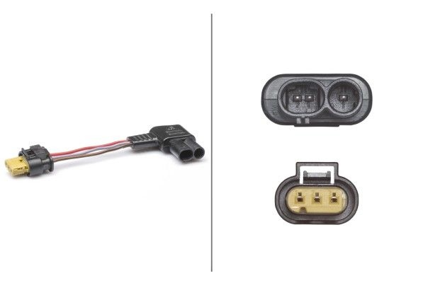 HELLA Battery Adapter 8KA 009 429-901 BMW,3 Touring (E91),3 Limousine (E90),5 Limousine (E60),1 Schrägheck (E87),5 Touring (E61),3 Coupe (E92)