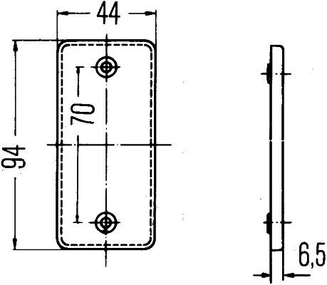 HELLA Reflector MERCEDES-BENZ 8RA 003 326-011 0094057,D93RF000005,150308200  150370000,826RS003,72370510,1169621,1444658,42046397,V95CT13380AA,E121395