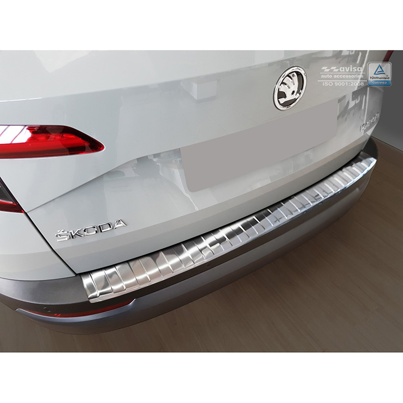 Avisa Rostfritt Stål Bakre Stotfångarskydd Skoda Karoq 2017 39Ribs39