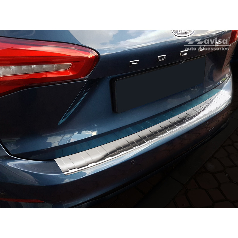 Avisa Rostfritt Stål Bakre Stotfångarskydd Ford Focus Kombi 2018 39Ribs39