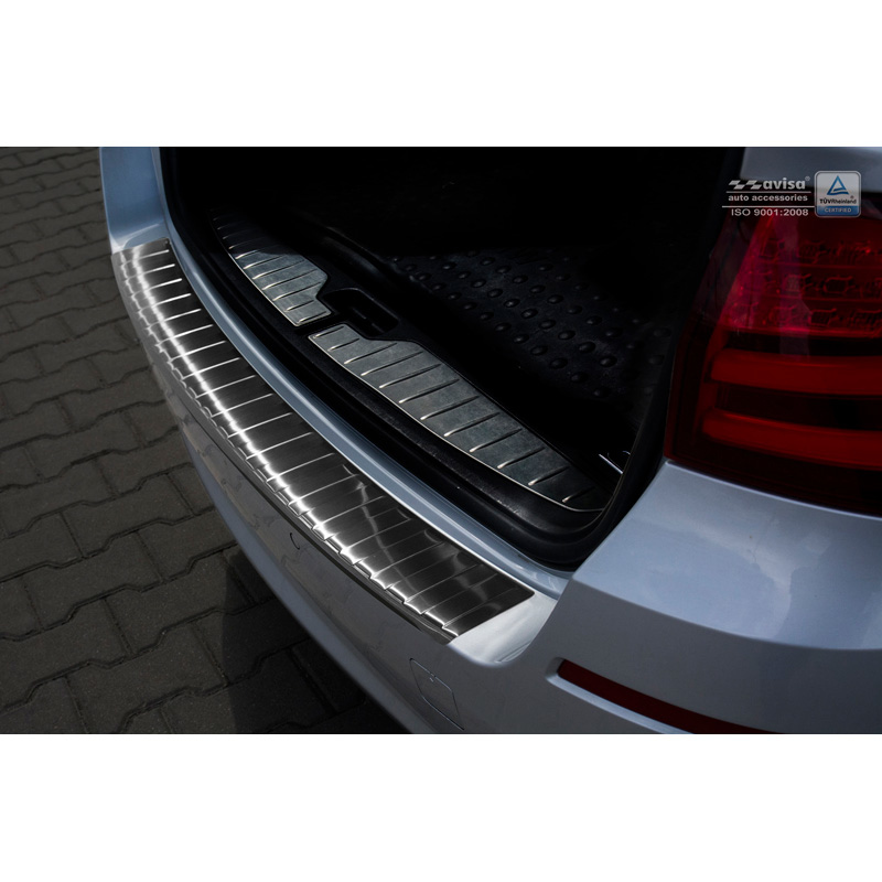Avisa Svart Rostfritt Stål Bakre Stotfångarskydd Bmw 5Serie F11 Touring 2010 Quotribsquot