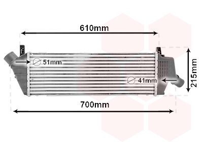 Intercooler, charger 13014714 International Radiators