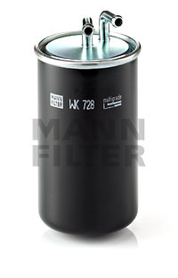 MANN-FILTER Fuel Filter In-Line Filter WK 728 MITSUBISHI,Outlander II SUV (CW_W),GRANDIS (NA_W),Lancer VIII Limousine (CY_A, CZ_A)