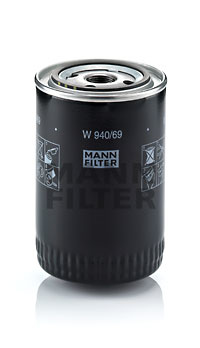 MANN-FILTER Oil filter Spin-on Filter W 940/69 Engine oil filter MITSUBISHI,IVECO,TEMSA,Canter (FB7, FB8, FE7, FE8) VII,Daily VI Kastenwagen