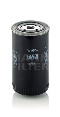 MANN-FILTER Oil filter VW,NISSAN,VOLVO W 950/7 525515D1,1M00173,SCA037929 Engine oil filter 1133270R1,2654407,3214797R1,2654410,3I1246,7W2326,75065702