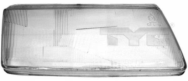 Headlight Glass Left 20-3450-LA-1 TYC