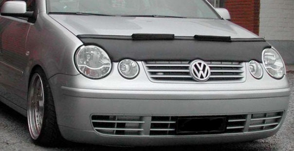 Bonnet liner cover Volkswagen Polo 9N 2002-2005 black