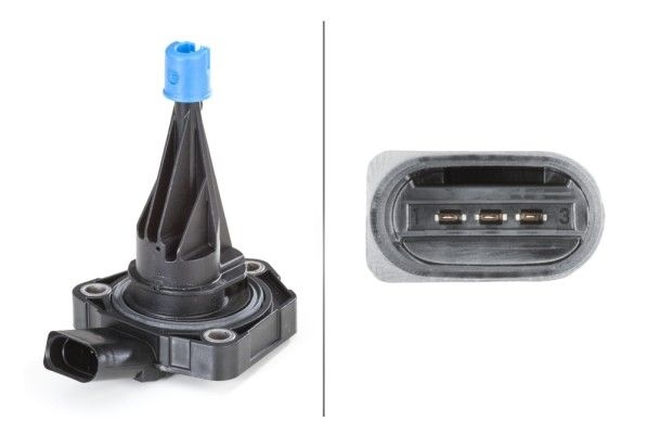 HELLA Sensors with seal 6PR 013 680-091 Sensor, engine oil level VW,AUDI,SKODA,Golf VII Schrägheck (5G1, BQ1, BE1, BE2),Polo Schrägheck (6R1, 6C1)