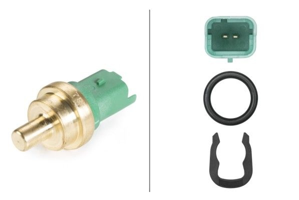 HELLA Coolant Temperature Sensor FORD,FIAT,PEUGEOT 6PT 009 309-391 13627805003,7805003,1338C1 Coolant Sensor 1338E2,9632562480,9655414180,1338C1
