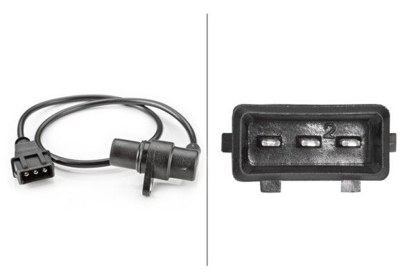HELLA Impulse Sensor with seal 6PU 009 163-761 Camshaft Sensor,Crankshaft Sensor VW,SEAT,GOLF III (1H1),Golf III Cabrio (1E7),SHARAN (7M8, 7M9, 7M6)