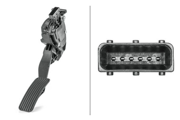 Sensor gaspedallage