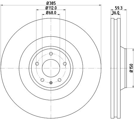 Brake Discs 8DD 355 129-031 Hella Pagid GmbH