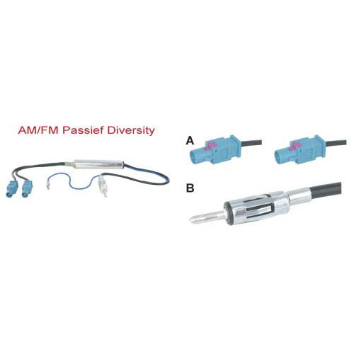 AM / FM Diversity antenna adapter passive